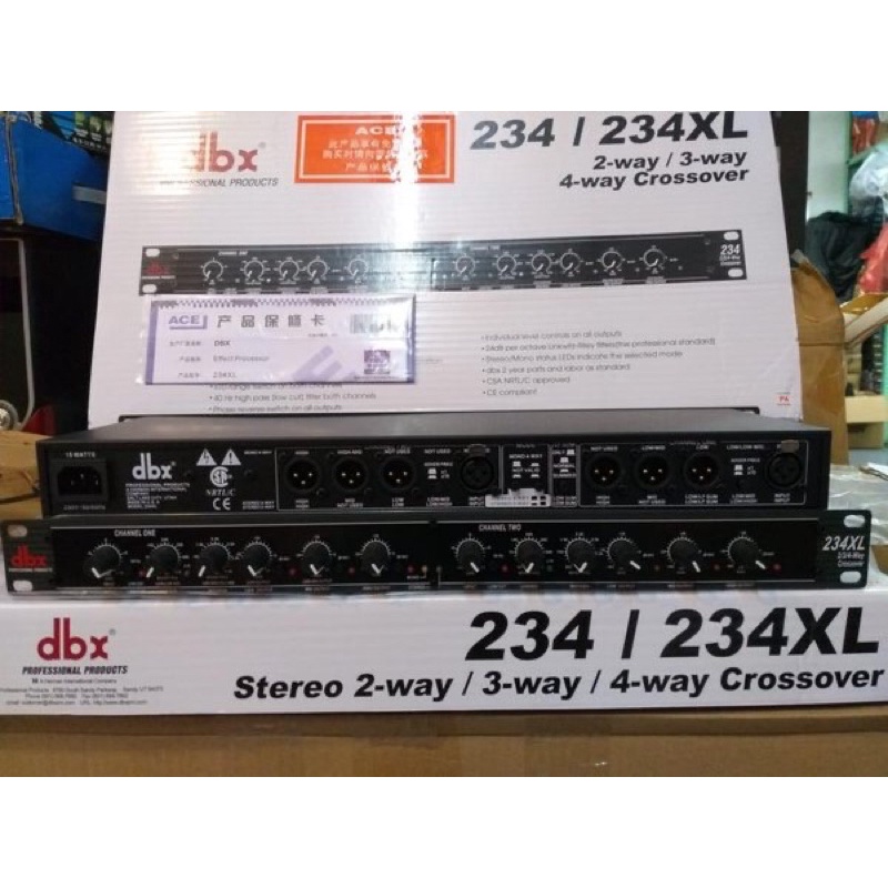 CROSSOVER DBX 234XL CROSSOVER 3WAY