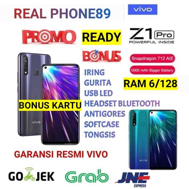 VIVO Z1 PRO RAM 6/128 GARANSI RESMI VIVO INDONESIA