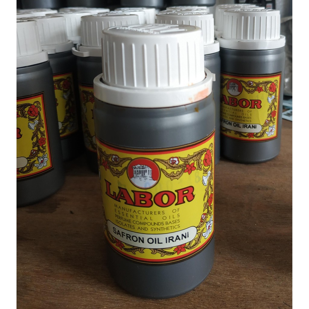 SAFRON OIL IRANI BY LABOR BIBIT PARFUM MURNI 100 GRAM SEGEL ORI ( ZAFARON MERAH)