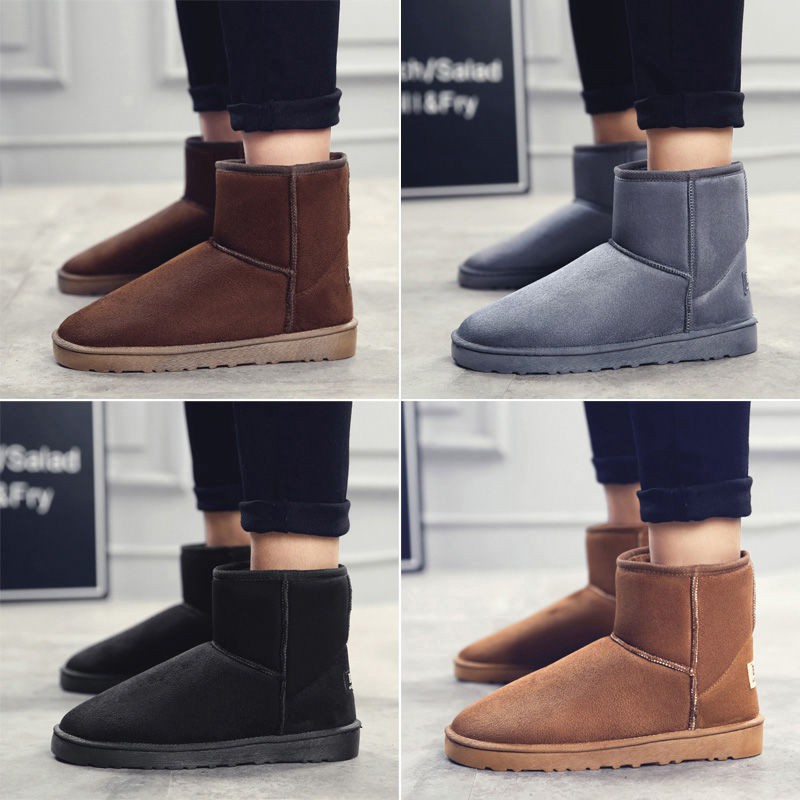 mens slip on snow boots