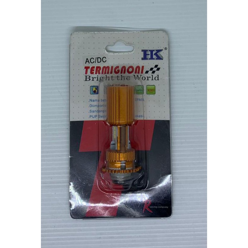 Lampu Motor LED Warna Putih Termignoni HK FV
