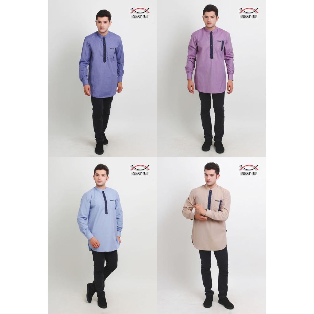 Baju Koko Pria Muslim Lengan Panjang Baju Koko Original NEXTUP1200