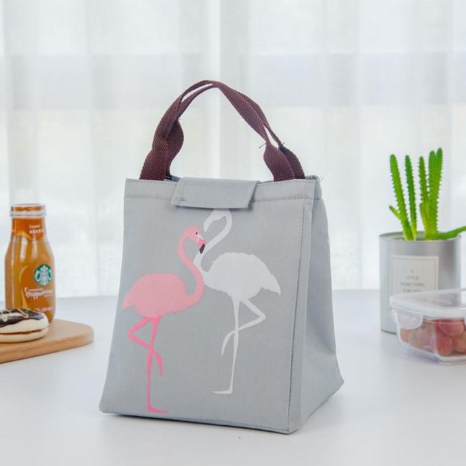 Penjualan Spesial TSC - Tb103 Tas Bekal Motif Flamingo Anak Lunch Bag Sekolah