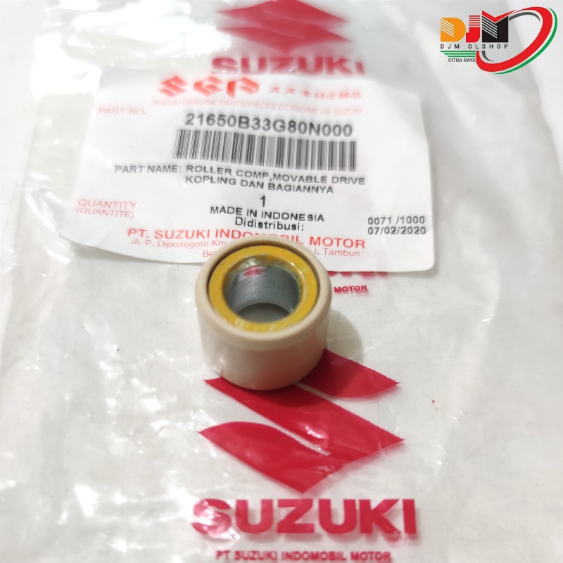 Roller Original Suzuki Skywave Hayate 15gram 1biji 21650B33G80N000