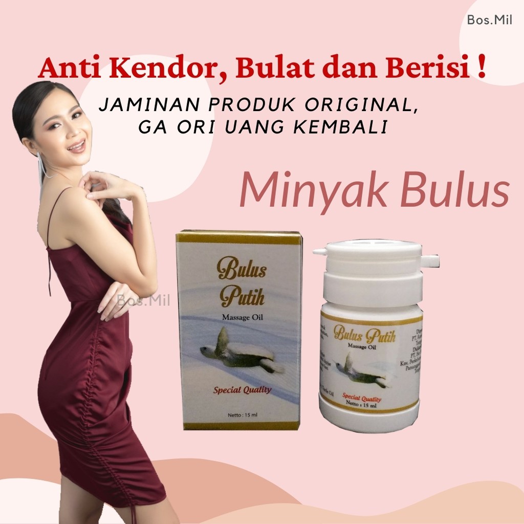 Minyak Bulus Putih Pembesar Payudara, Asli Oil Ori, Herbal, Pembesar Mr.P (100% Ori BPOM)