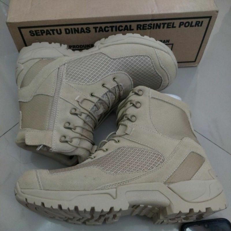 SEPATU GURUN TACTICAL RESINTEL POLRI 7 INCI