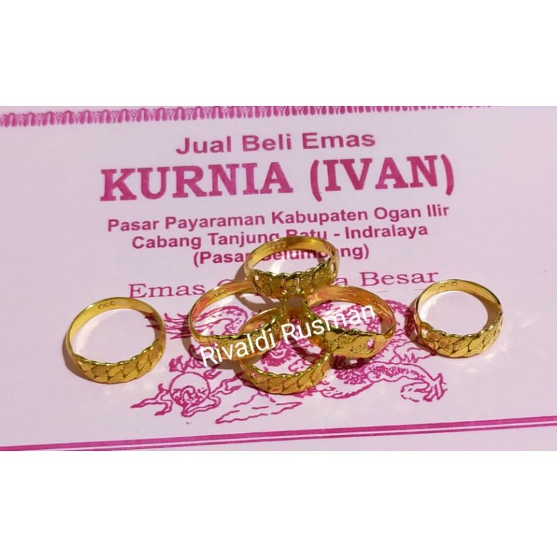 KURNIA (IVAN) Cincin rantai 2 gr
