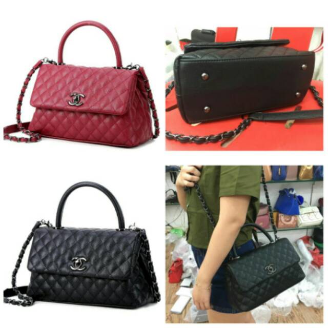 Chanel Coco Top Handle 3325# VT
