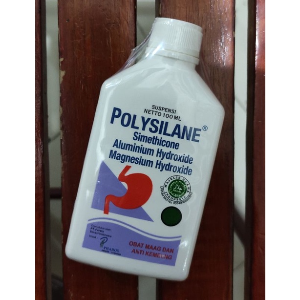 Polysilane Sirup 100 ML / Obat Maag / Asam Lambung / Nyeri Lambung