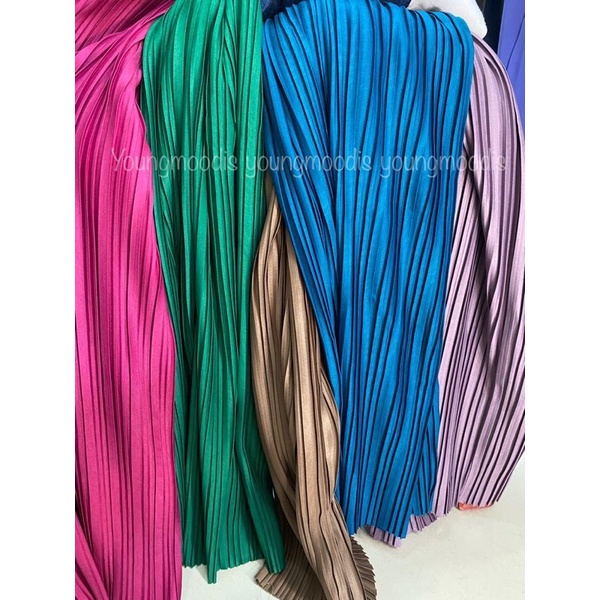 youngmoodis pleats celana prisket color full