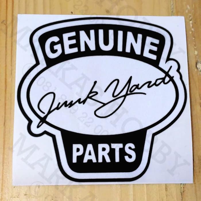 

Stiker / Sticker GENUINE JUNK YARD PARTS