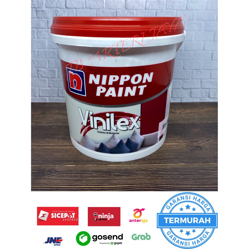 Cat Tembok Vinilex Putih Uk 1 Kg Kaleng Kecil Mini Nippon Cat Dinding Shopee Indonesia