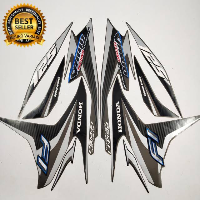 (COD) striping honda vario techno 125 old 2014 2015 brown list body standar kualitas original