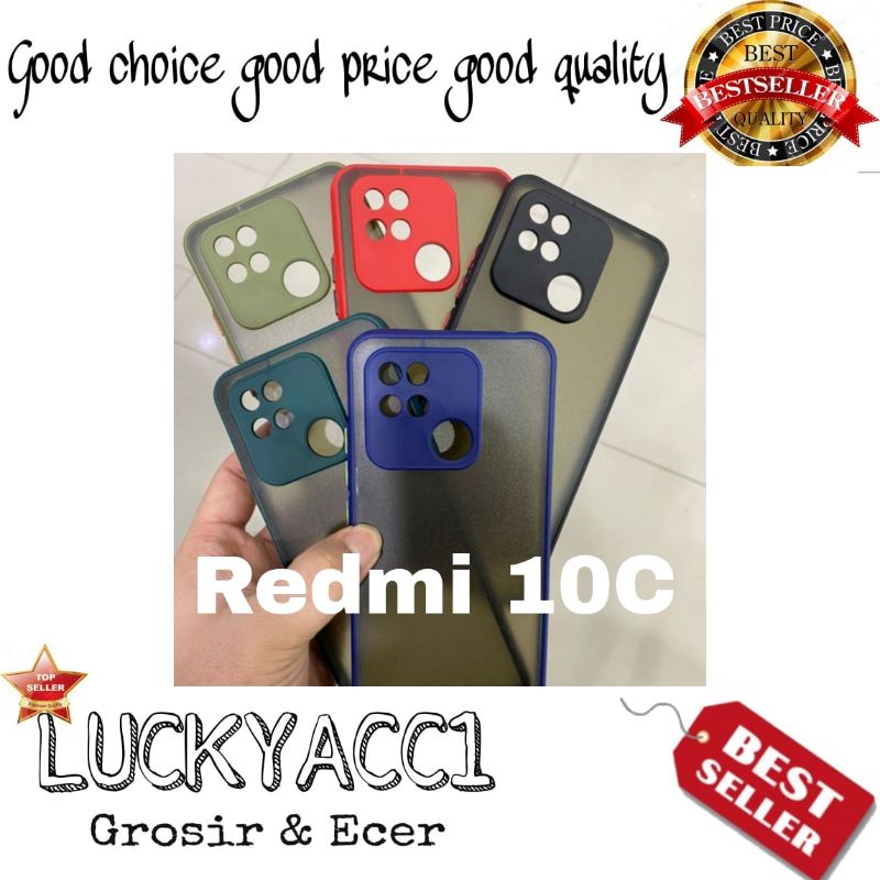 LC - Case My Choice Redmi 10C Bumper Aero Dove + Pelindung Camera Softcase My Choice Redmi 10C
