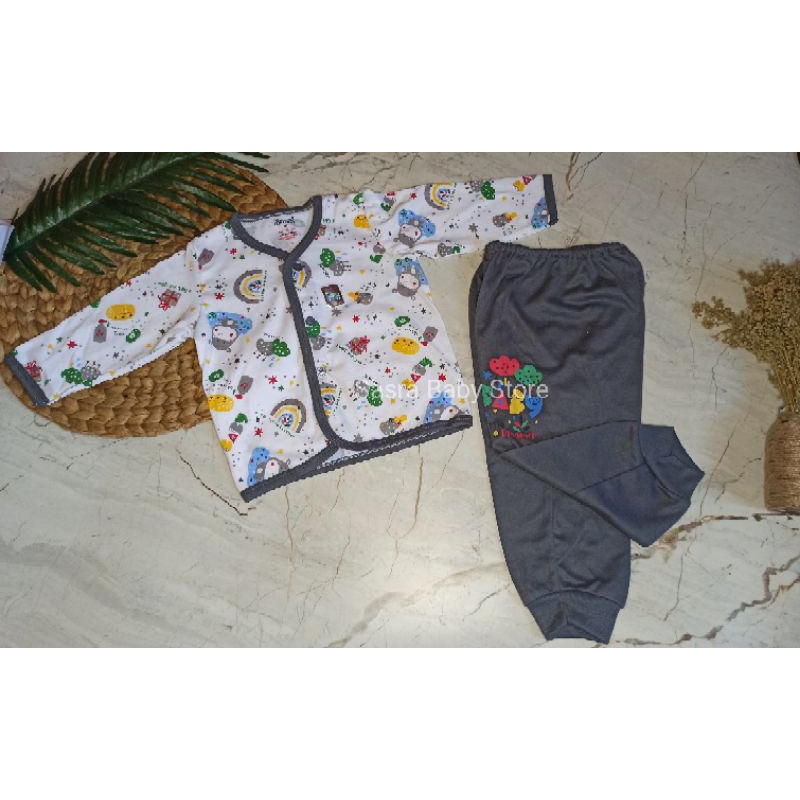 SETELAN PANJANG BAJU BAYI NEWBORN TOKUSEN CALMET