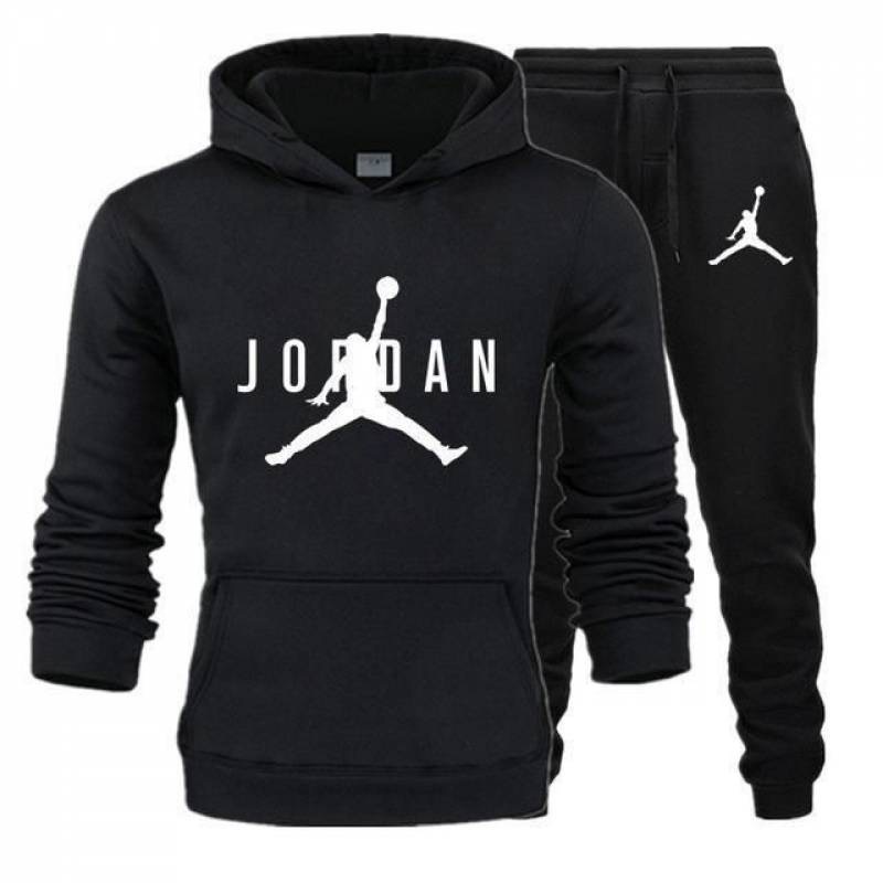 Setelan Celana Jogger &amp; Jumper Hoodie JORDAN BASKET II Set sweater Hoodie dan Celana Joger Panjang ( Pria &amp; Wanita )