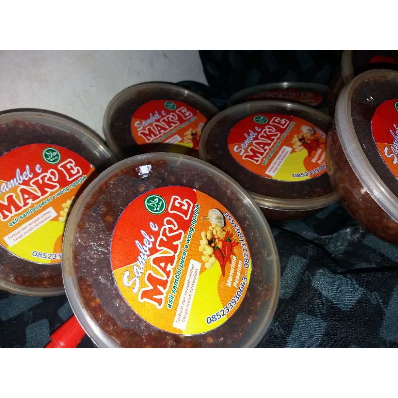 

SAMBEL PECEL E MAK'E SAMBEL MURAH BERKWALITAS SAMBEL E WONG NGANJUK