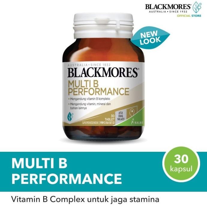 Blackmores multi B performance - vitamin vit B6 B12 B complex kompleks