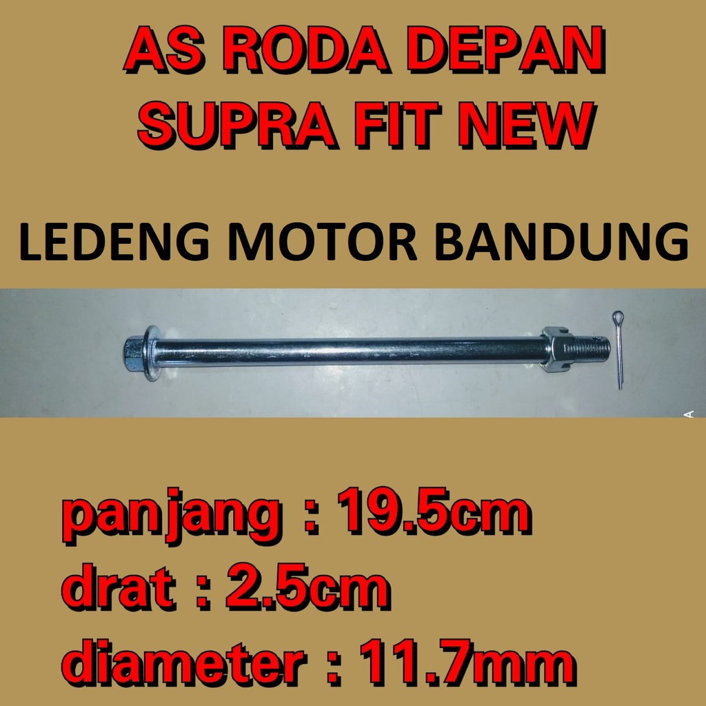 As Roda Depan Supra Fit New Honda  Lokal