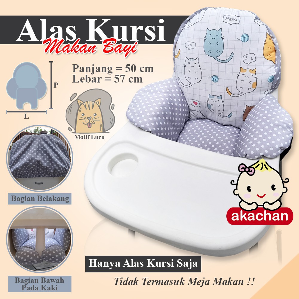 Alas Kursi Makan Bayi Baby High Chair Akachan Cocok Untuk Ikea Antilop Langur Informa Terry All Shopee Indonesia
