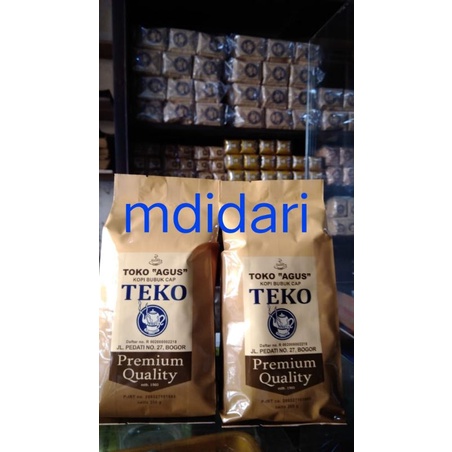 

Kopi Bubuk Arabica 250gr Kopi Cap Teko Premium Toko Agus Kopi Lokal Bogor