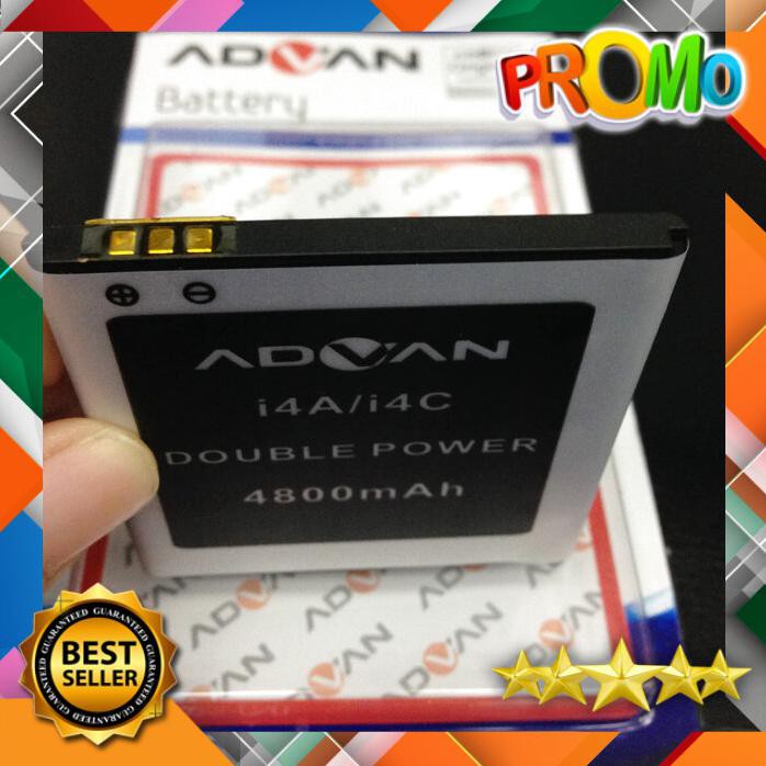 BATERAI ADVAN I4A ATAU ADVAN I4C 4800MAH DOUBLE POWER ADVAN