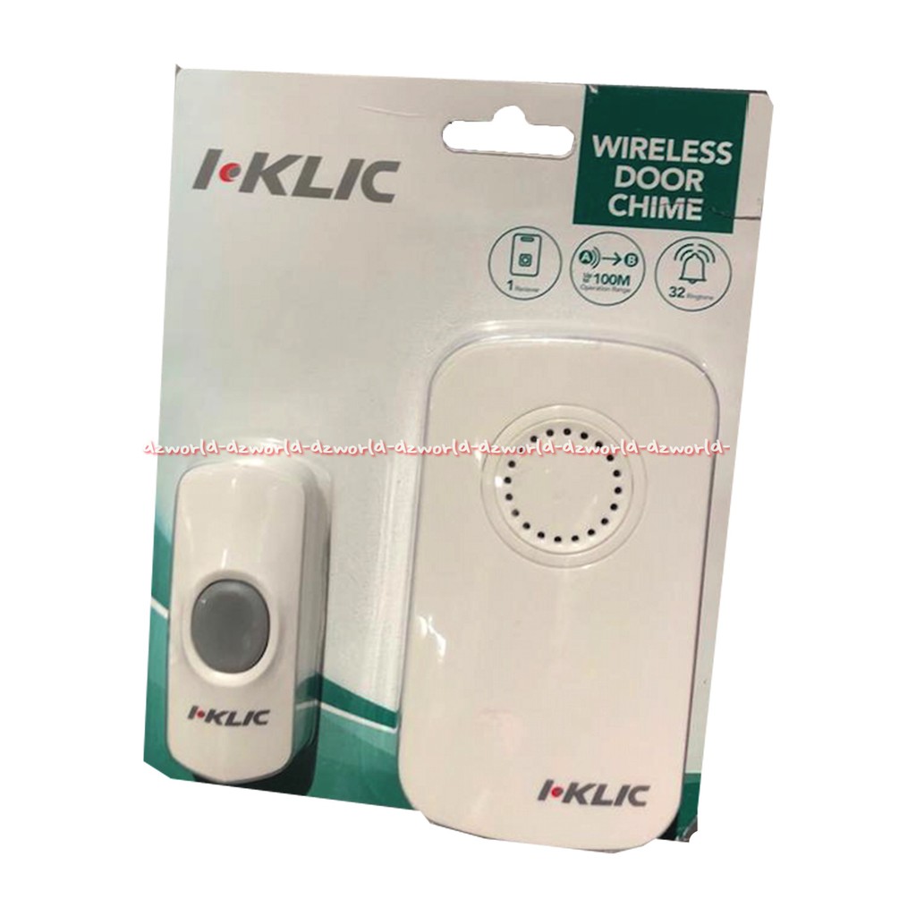 Moztec Wireless Door Bell Bel Tanpa Kabel Bell Pintu Wireles Mostec I-click I-Klic iKlic Iklik