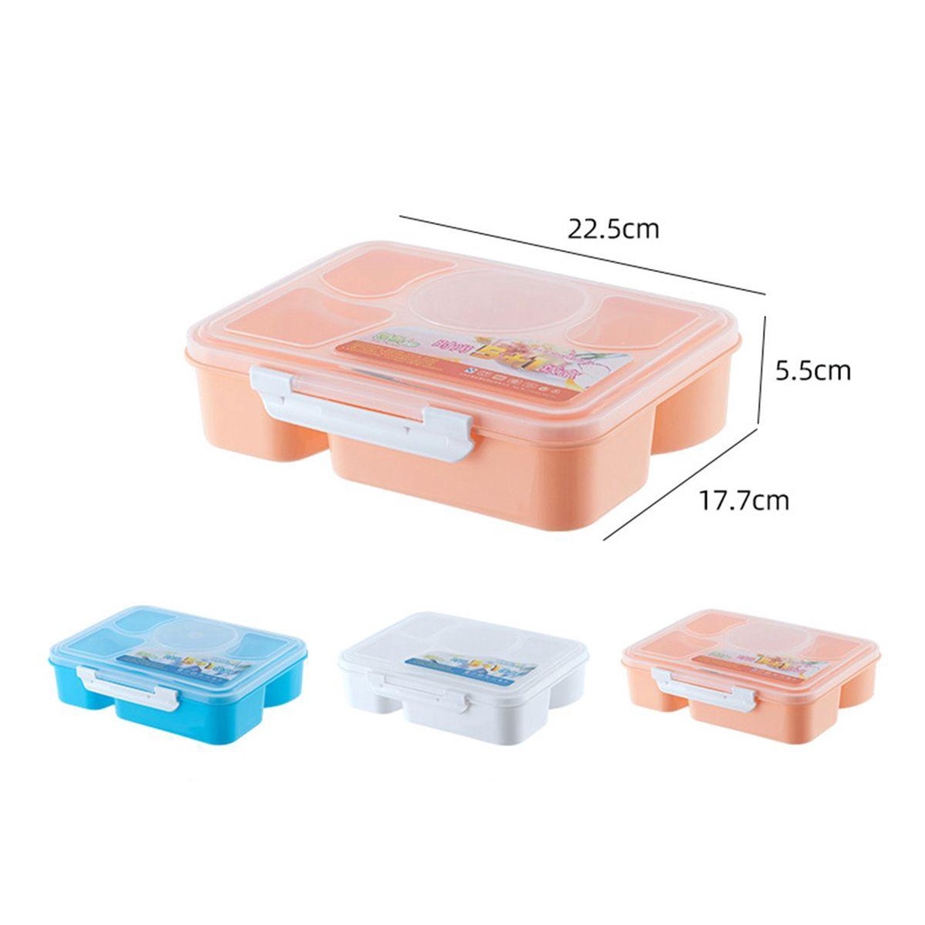 [Elegan] Kotak Makan Siang Microwave Portable Microwavable Plastic Food Container