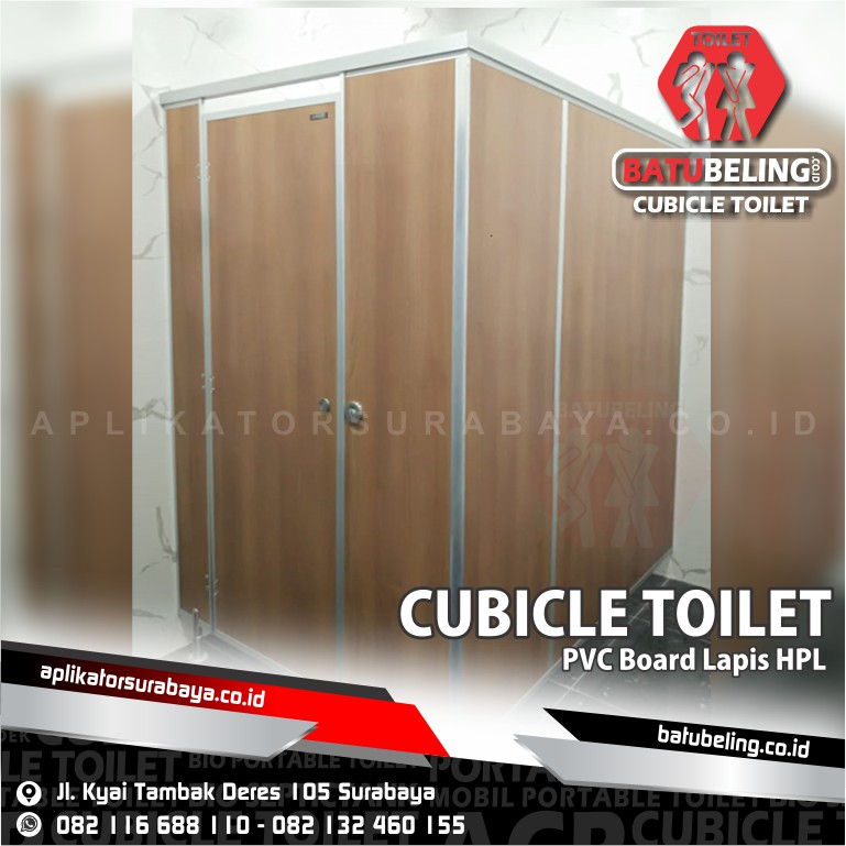 Cubicle Toilet -PVC Board Lapis HPL - Toilet Cubicle - Cubicle Toilet