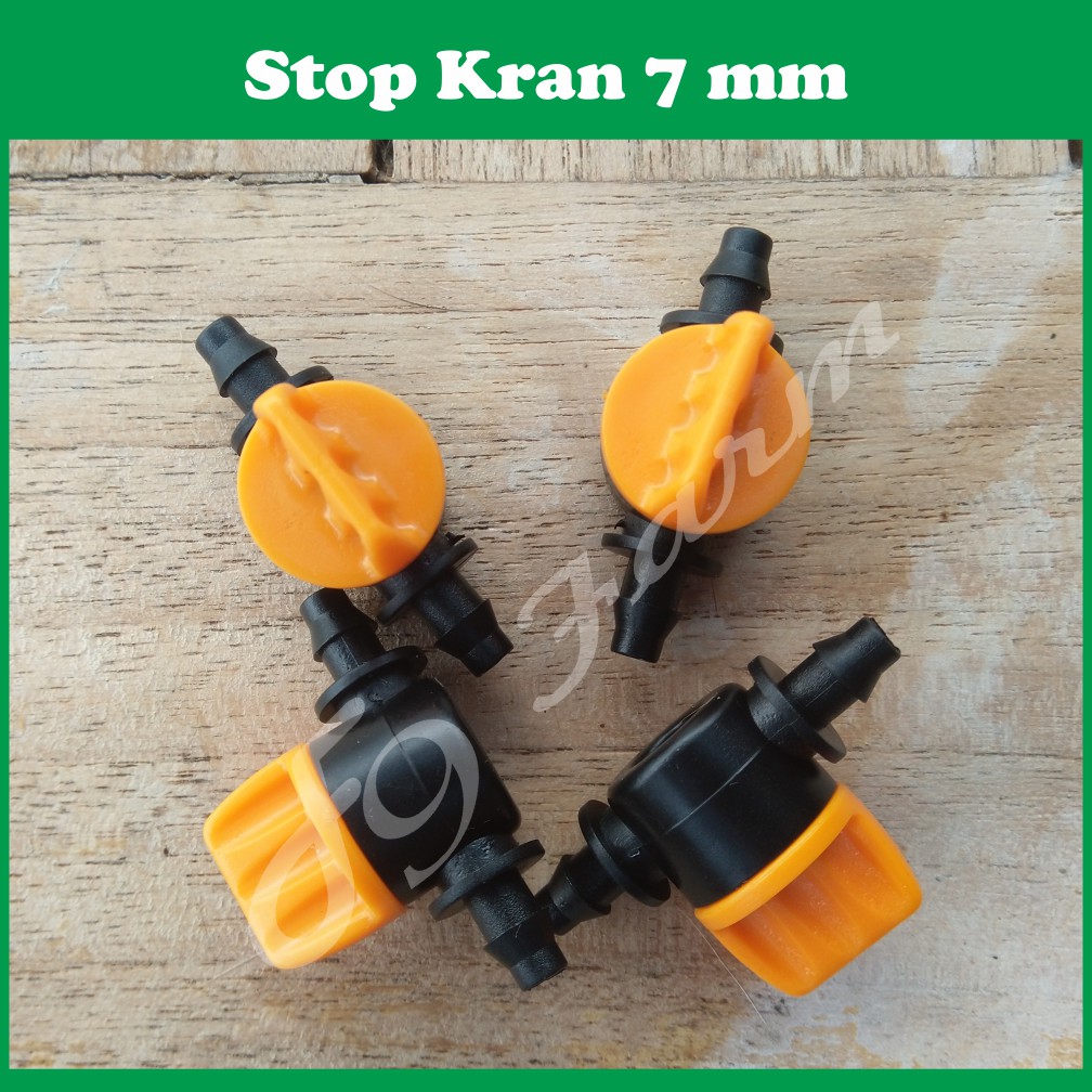 Stop Kran / Valve 7 mm - Kran Selang 7 mm Hidroponik