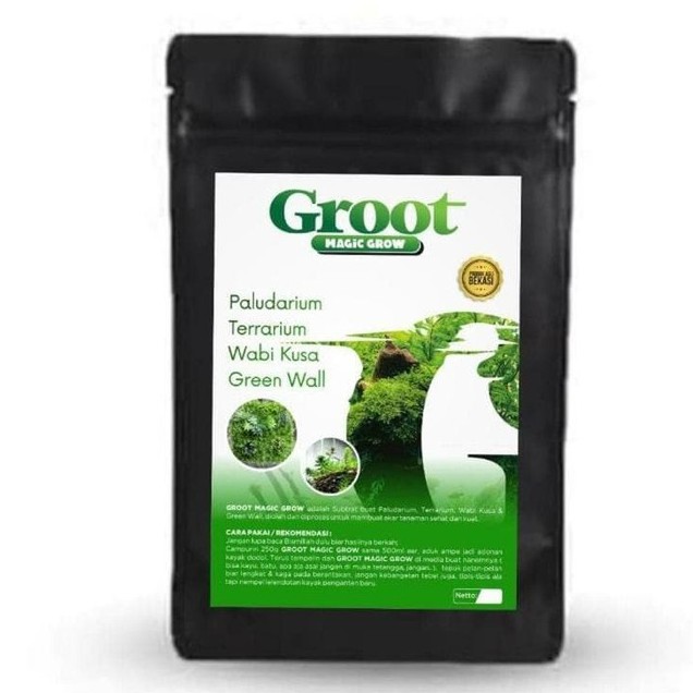 GROOT MAGIC GROW Media Tanam pupuk Paludarium Terrarium WABIKUSA AQUASCAPE