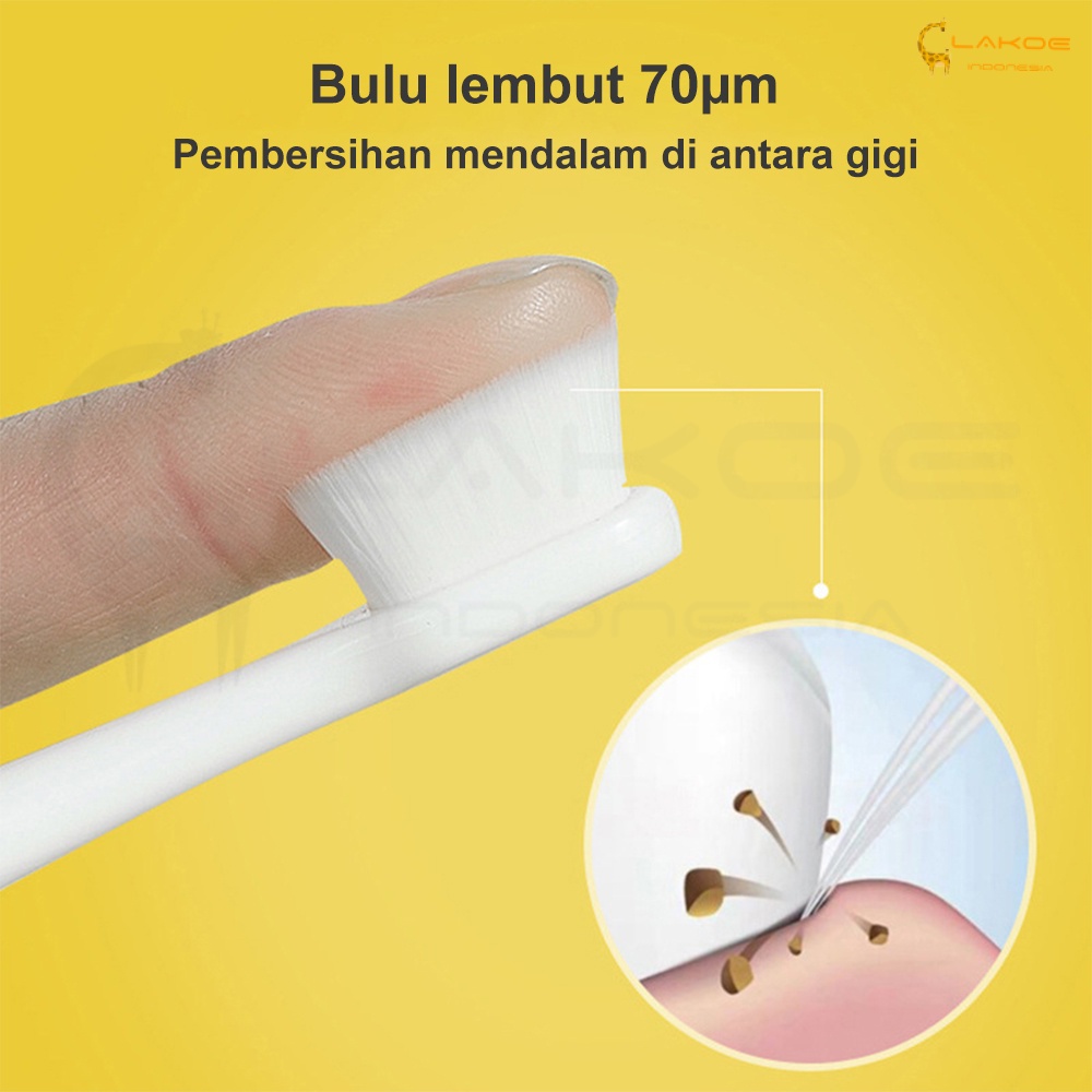 LAKOE Sikat gigi anak bayi kids training toothbrush untuk 2-12 Tahun