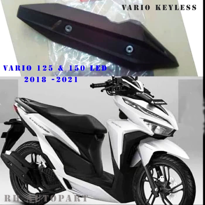 TAMENG COVER TUTUP KNALPOT VARIO 150 LED keyless  COVER TUTUP KNALPOT VARIO 125 LED KEYLESS 2018 - 2021