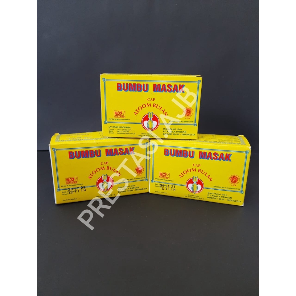 

Bumbu Masak Cap Atoom Bulan / Atom Bulan (7gr x 20 Sachet)