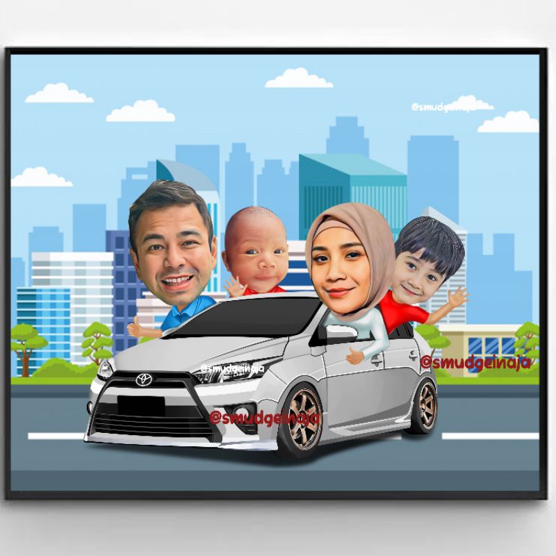 Desain karikatur softfile karikatur keluarga karikatur couple karikatur Wisuda