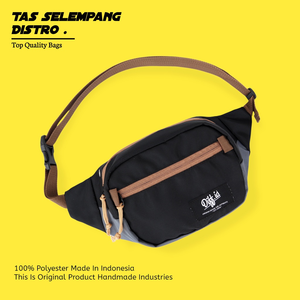 Tas Selempang Pria Tas Slempang Tas Pinggang Tas Waist Bag Premium