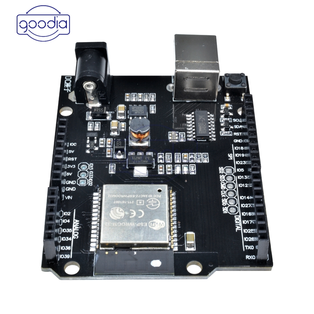 ✈【Fast/COD】✈ Arduino UNO D1 R32 ESP32 WiFi blu-e-t-ooth Module 4MB Flash Board CH340 USB Type-B Module