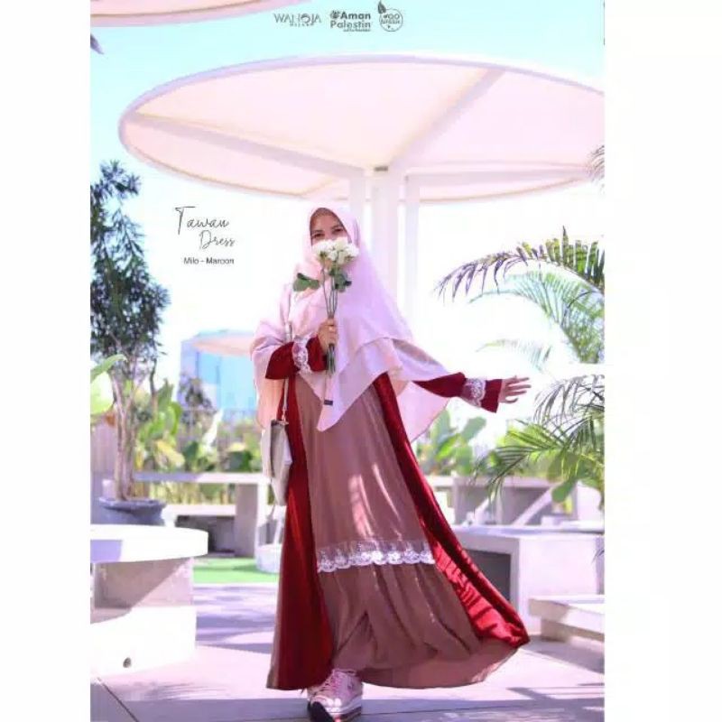 Tawaw Dress ORI Wanoja/Gamis Premium/Wanoja Hijab