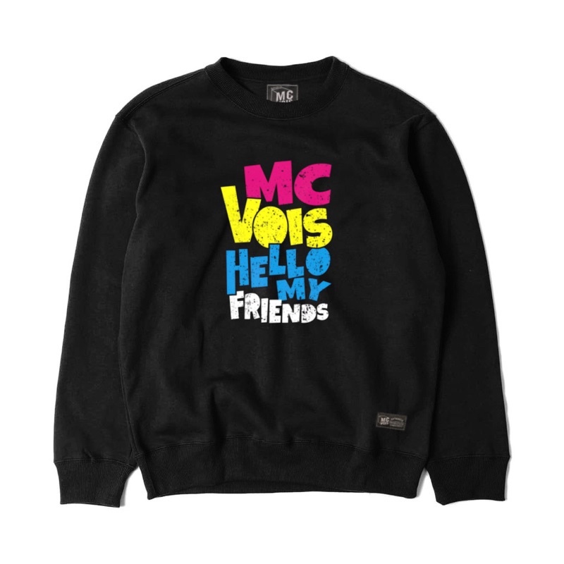 Mcvois Sweater Crewneck Pria Wanita Motif Graffity