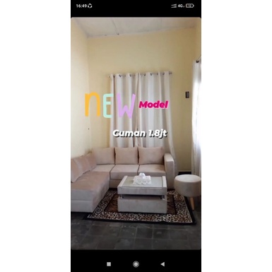 SOFA L MINIMALIS PLUS STOLL BULAT // BACA DESKRISI