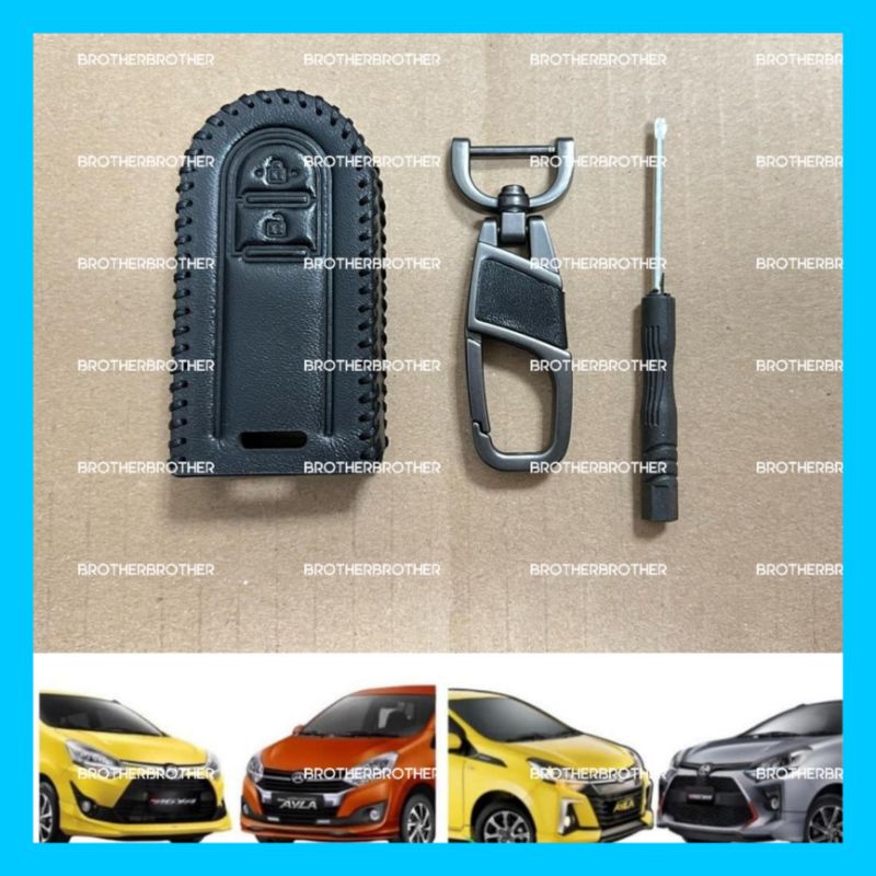 Sarung Kunci Remote Kulit Agya Ayla 2017 2021 2022 Up