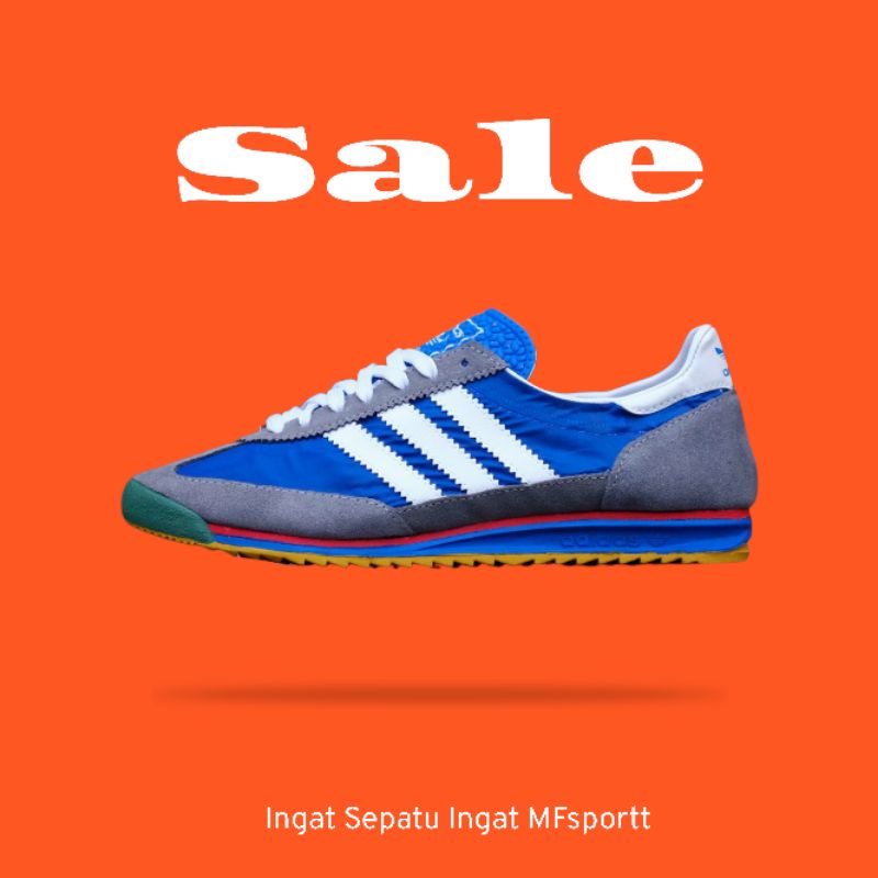 Adidas SL 72 Vintage Grey Blue White Original
