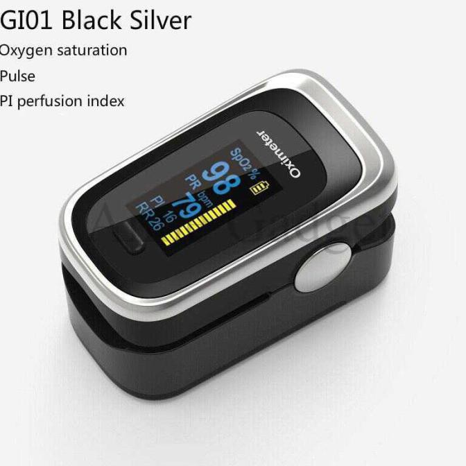 Jziki Alat Pengukur Detak Jantung Fingertip Pulse Oximeter - G101/G102 Rubysunn27