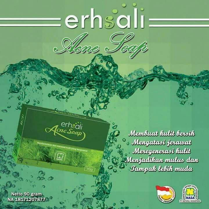 PROMO Sabun Wajah Anti Jerawat Pria Wanita / Anti Acne Soap Sabun Transparan / Sabun Pembersih Jerawat / Sabun Anti Jerawat / Erhsali Anti Acne Soap Nasa / Ershali Anti Acne Soap / Erhasali Anti Acne / Erhsali Anti Acne Soap Sabun Transparan Anti Jerawat