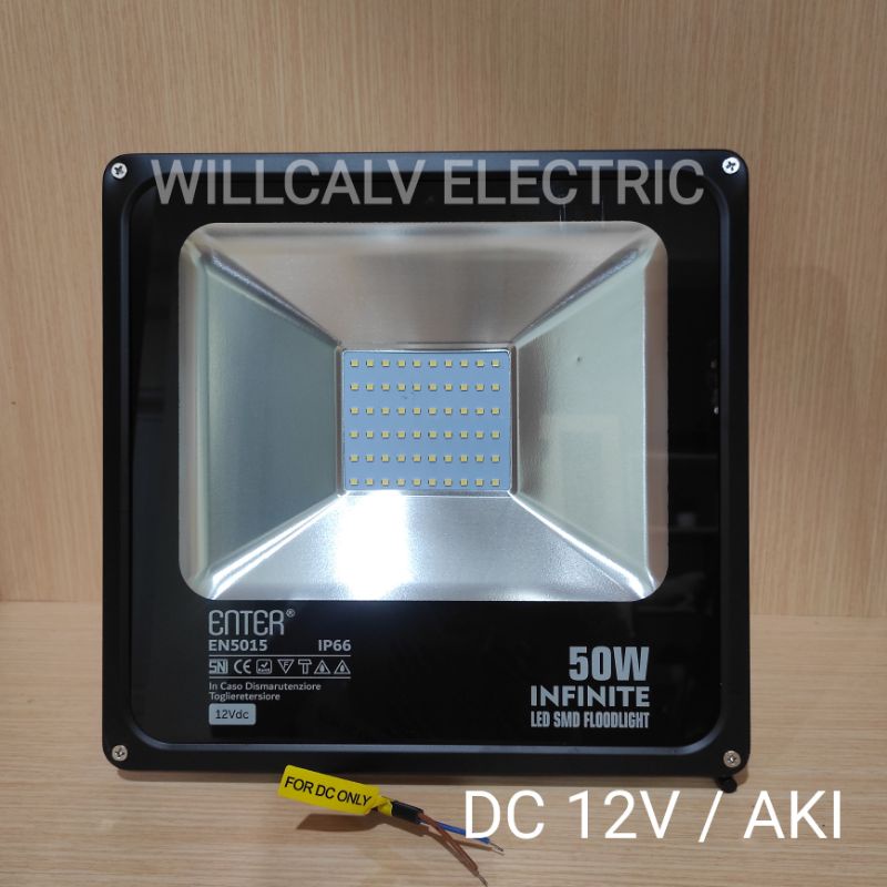 ENTER LAMPU SOROT DC 12V 50W 50 WATT CAHAYA PUTIH / LAMPU SOROT DC 12V 50W 50 WATT CAHAYA PUTIH 6500K IP66