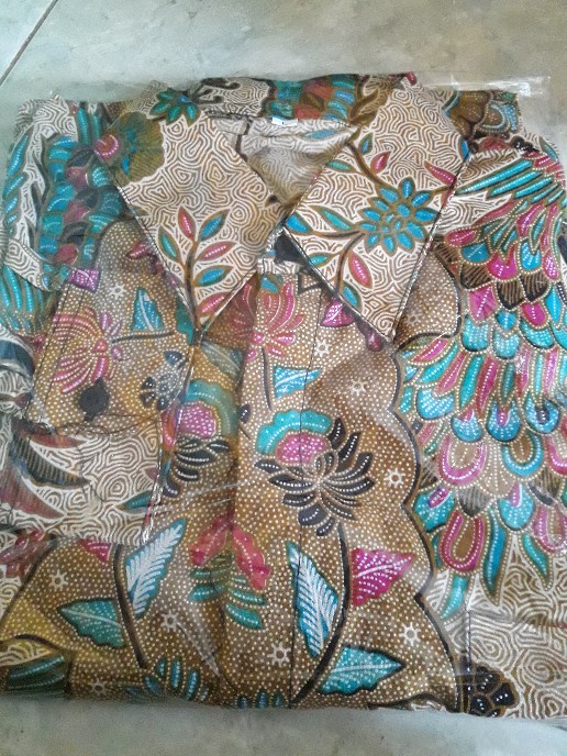 Batik Couple Keluarga Sania Ruffle Ori Ndoro Jowi Dnt Merak