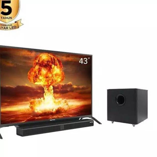 POLYTRON CINEMAX SOUNDBAR LED TV [43 Inch]" PLD 43B150