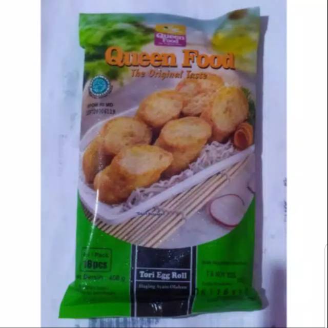 

Queen food tori egg rol 18s 400gr