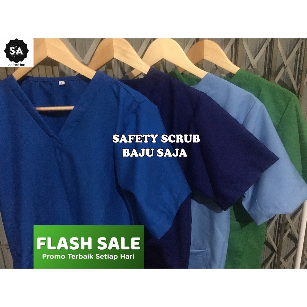 READY!!! [MURAH] baju OK / baju oka / Baju jaga / Baju Scrub / Perawat / Dokter