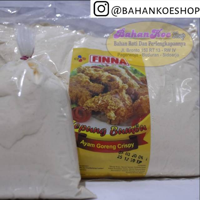 

Tepung bumbu ayam goreng crispy finna 250gr
